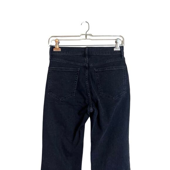 Gap black 70s flare high rise jeans. Size 2P - Picture 7 of 7